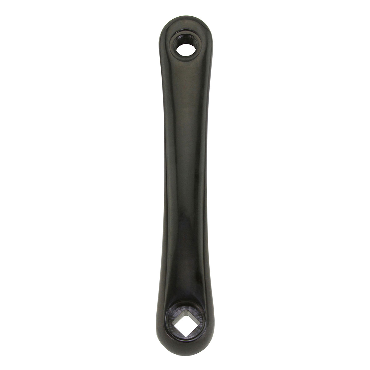Alloy Left Crank Arm 170mm Square JIS (Diamond) Design Black.
